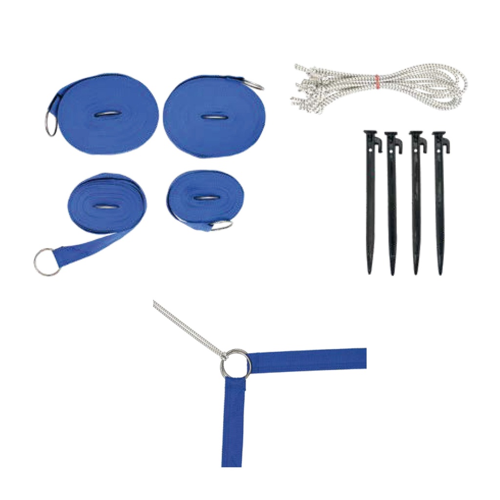 [A000468] SET DE LÍNEAS DELIMITADORAS VOLEY PLAYA CON PICAS Y TIRANTES