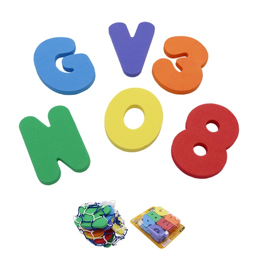 [0009667] SET LETRAS Y NÚMEROS FOAM